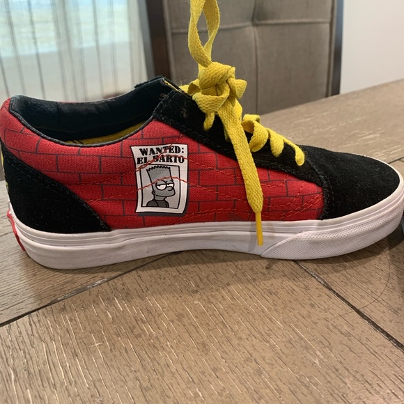 Used kids vans. The Simpson edition “El barto” size 1 - Picture 2 of 5